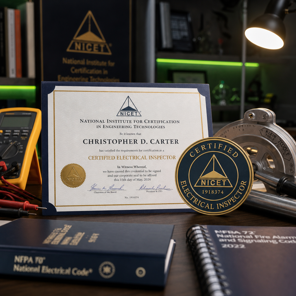 NICET III Certification Electrician